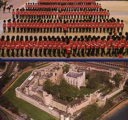 
London Changing of the Guard, Tower of London - London Places and History book
